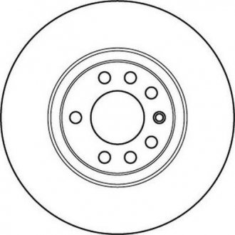 Купити Диск гальмівний SAAB 9-5, Opel Astra, Zafira, Corsa, Meriva, Vectra, SAAB 9-3 Jurid 562240JC (фото1) підбір по VIN коду, ціна 2344 грн.