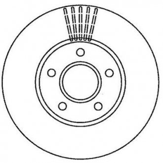 Диск тормозной Jurid 562251JC