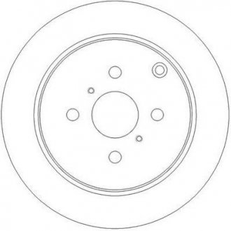 TOYOTA ДИСК ГАЛЬМIВНИЙ ЗАДНIЙ. Corolla -07,Prius 00- Toyota Celica, Prius Jurid 562261JC