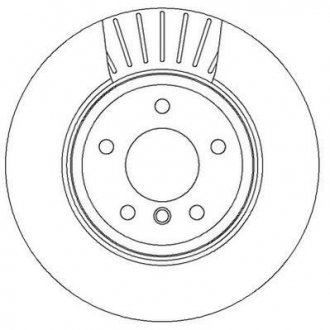 Диск гальмівний BMW E60, E61, E63, E64 Jurid 562319JC