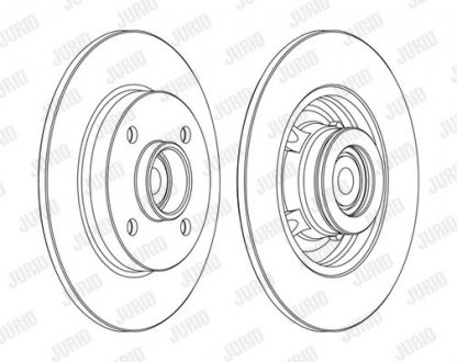 Диск гальмівний Jurid 562373J-1