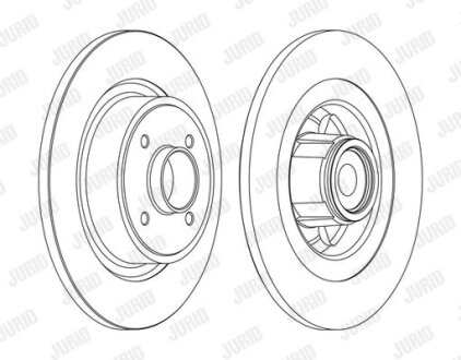 Диск гальмівний Jurid 562377J-1