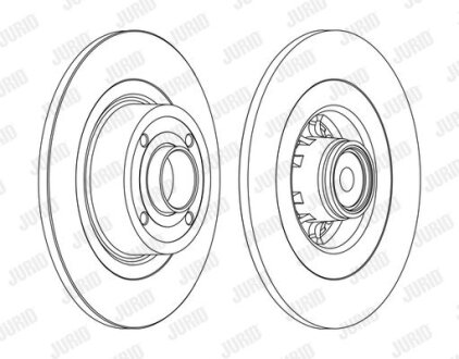 Диск гальмівний Jurid 562379J-1
