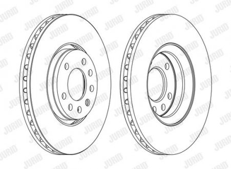 Диск гальмівний Jurid 562385JC-1