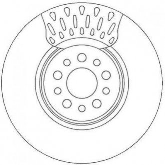 Купить CITROEN Диск торм. пер. C8, FIAT Ulysse, PEUGEOT 807 Citroen C8, Peugeot 807 Jurid 562394JC (фото1) подбор по VIN коду, цена 2406 грн.