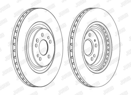 Диск гальмівний Jurid 562402JC-1