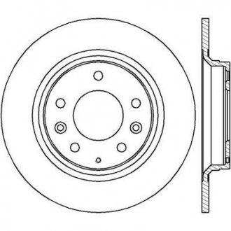 MAZDA ДИСК ГАЛЬМIВНИЙ ЗАДНIЙ. Mazda 6,Premacy Jurid 562416JC