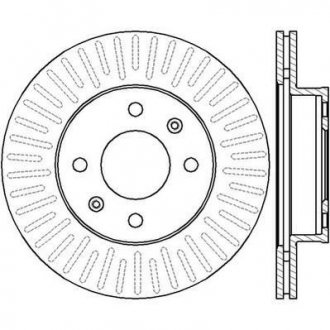 Диск тормозной KIA Picanto, Hyundai I10 Jurid 562428JC