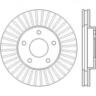 Диск тормозной Jurid 562441JC