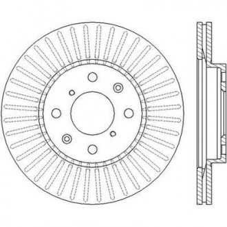 SUZUKI Тормозной диск передний. SWIFT 05-,SPLASH 08- Suzuki Swift, SX4 Jurid 562456JC