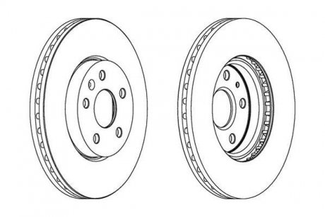 Диск тормозной Opel Astra, Zafira Jurid 562462JC