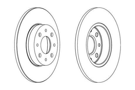 Диск гальмівний Jurid 562500JC