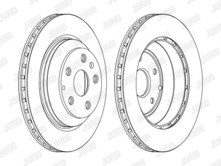 Диск гальмівний Jurid 562513JC-1