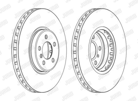 Диск гальмівний Jurid 562522JC-1
