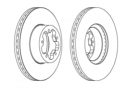 Диск гальмівний Jurid 562541JC