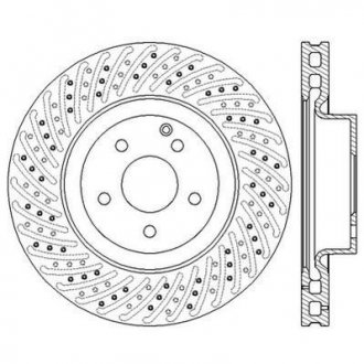 Диск тормозной Mercedes W221, C216 Jurid 562567JC