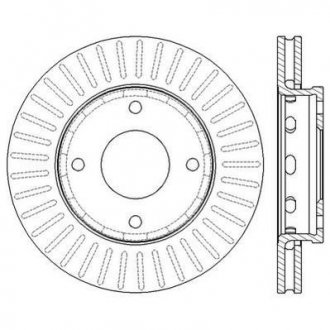 Диск гальмівний Jurid 562575JC