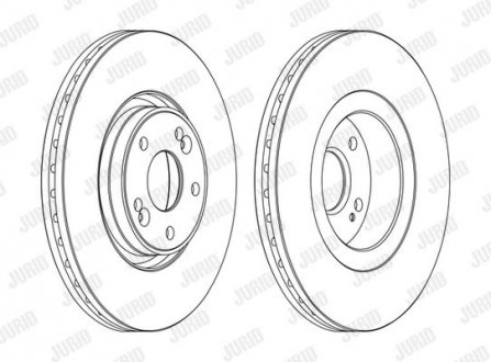 Диск гальмівний Renault Espace Jurid 562593JC-1