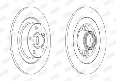 Купити Диск гальмівний Renault Laguna, Opel Insignia Jurid 562608J (фото1) підбір по VIN коду, ціна 4014 грн.