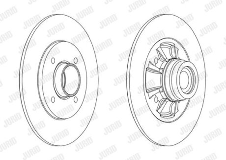 Диск гальмівний Jurid 562610J-1