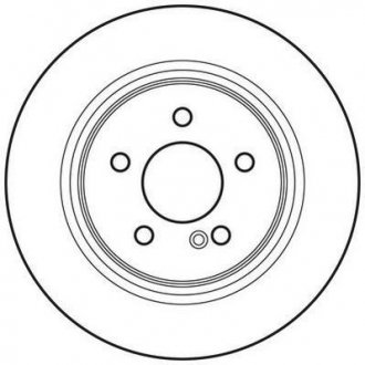 Диск гальмівний Mercedes S204, W204, C204, C124, C207, C238, A124, A207, A238 Jurid 562620JC