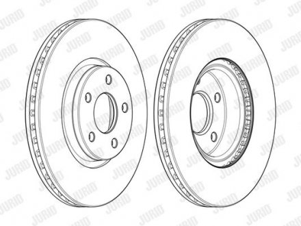 Диск гальмівний Jurid 562624JC-1