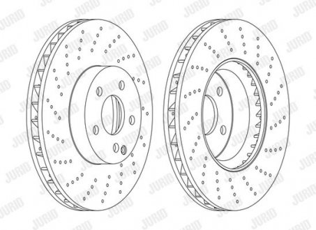 Диск гальмівний Jurid 562634JC-1