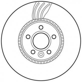 Купити Диск гальмівний Volvo V60, V70, S80, Ford S-Max, Volvo XC70, S60, Ford Galaxy, Land Rover Freelander Jurid 562643JC (фото1) підбір по VIN коду, ціна 2947 грн.