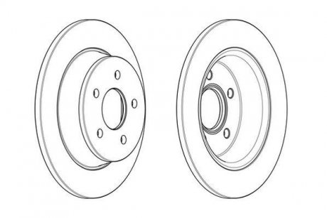 Диск гальмівний Jurid 562655JC