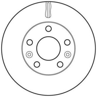 Диск гальмівний Jurid 562658JC
