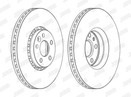 Диск гальмівний Jurid 562672JC-1