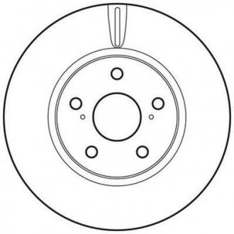 Диск гальмівний Lexus IS Jurid 562689JC