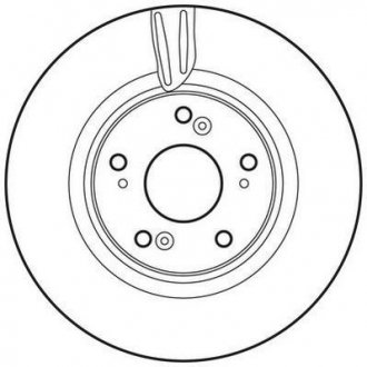 Диск гальмівний Jurid 562725JC