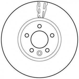 Купить Диск тормозной Volkswagen Transporter, Multivan Jurid 562739JC (фото1) подбор по VIN коду, цена 3794 грн.