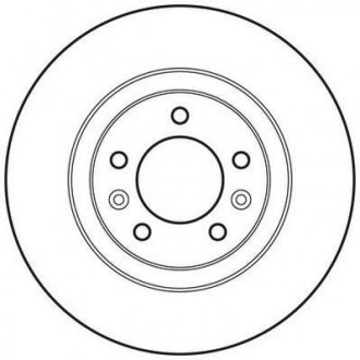Диск гальмівний Peugeot 508 Jurid 562762JC