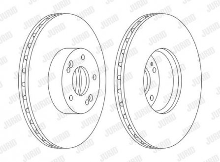 Диск гальмівний Jurid 562778JC-1