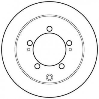 MITSUBISHI Тормозной диск задний.Airtrek,Lancer VII,Outlander 03- Jurid 562781JC
