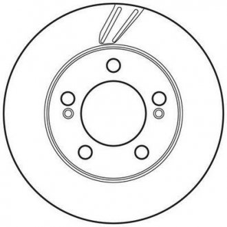 Диск гальмівний SsangYong Kyron, Rexton, Actyon Jurid 562785JC