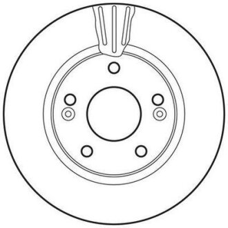 Диск гальмівний Jurid 562789JC