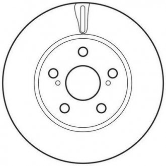 Диск тормозной Toyota Prius Jurid 562797JC