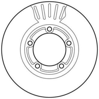 Диск гальмівний Jurid 562800JC