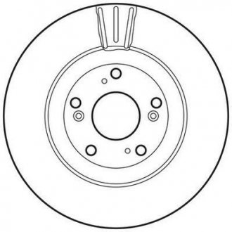 Диск тормозной Honda CR-V, Civic Jurid 562807JC