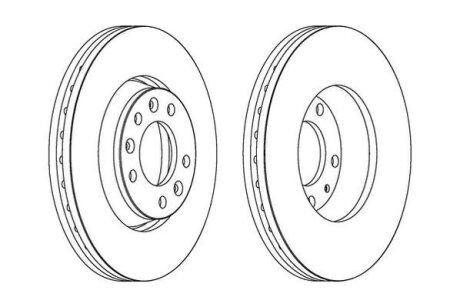 Диск гальмівний Jurid 562839JC