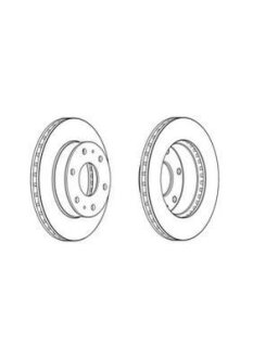 Диск гальмівний Jurid 562861JC