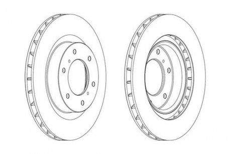 Диск тормозной Jurid 562913JC