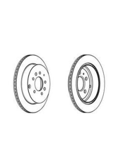 Диск гальмівний Mazda CX-7 Jurid 562923JC