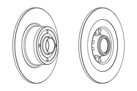 Диск гальмівний Jurid 562935JC-1