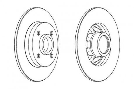 Диск гальмівний Jurid 562936J