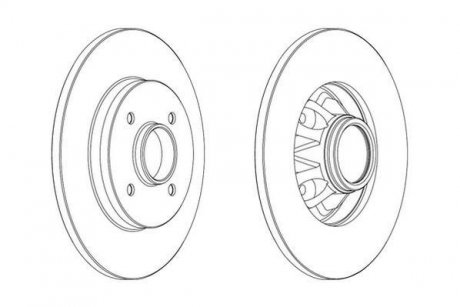 Диск гальмівний Jurid 562937JC-1