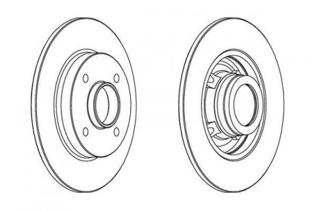 Диск гальмівний Jurid 562938JC-1